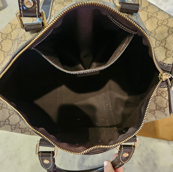 GUCCI GG Supreme Medium Joy Boston Bag - Picture 4 of 6